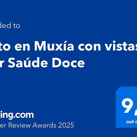 Apto En Muxia Con Vistas Al Mar Saude Doce Bagian luar foto