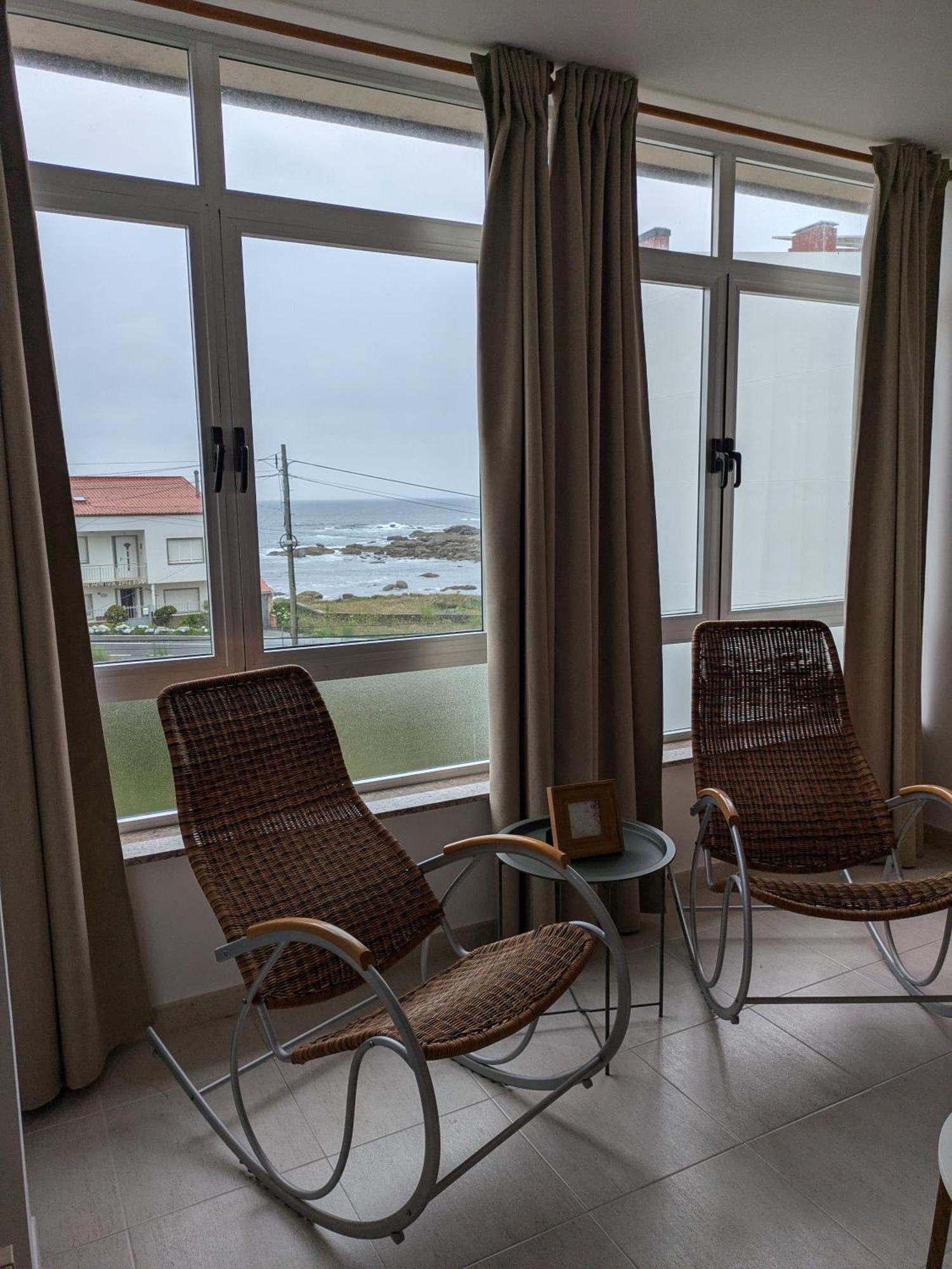 Apto En Muxia Con Vistas Al Mar Saude Doce Bagian luar foto